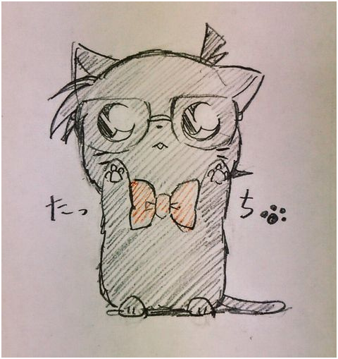 480x509 Cute Cat Drawing Unique Pencil Drawings Art Ideas De - Cat Drawing Ideas