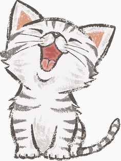 236x314 Ooooh Quisiera Poder Dibujar Asi T T Por Cierto Me Da Una Idea - Cat Drawing Ideas