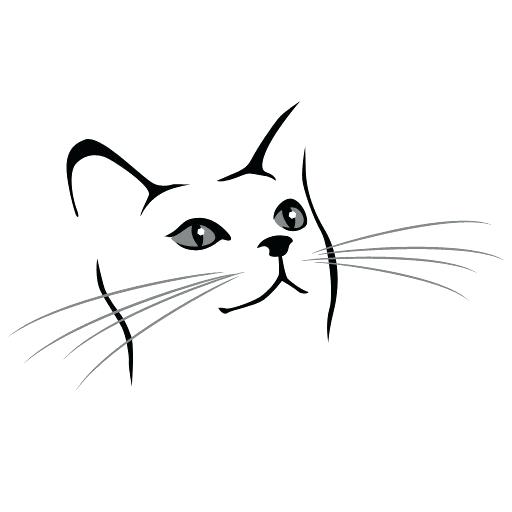 512x512 Cartoon Cat Drawing Face Best Ideas On Gif Jsonfiddle - Cat Drawing Ideas