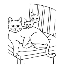 230x230 Top Free Printable Cat Coloring Pages For Kids - Cat Drawing Pages
