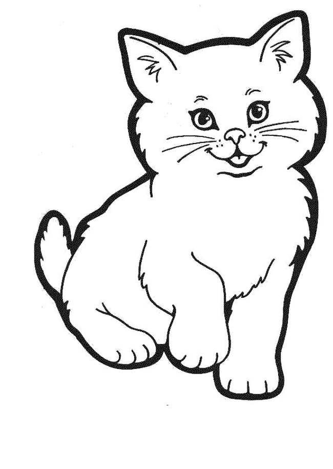 650x915 Pictures Of Cats To Colour Doodle And Drawing Time Cat - Cat Drawing Pages