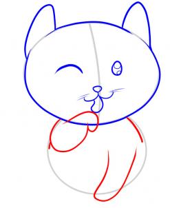 247x302 How To Draw How To Draw A Cat For Kids - Cat Drawing Step By Step