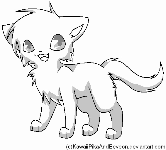 566x511 Warrior Cats Coloring Pages Luxury Cat Dog Coloring Pages Coloring - Cat Drawing Template