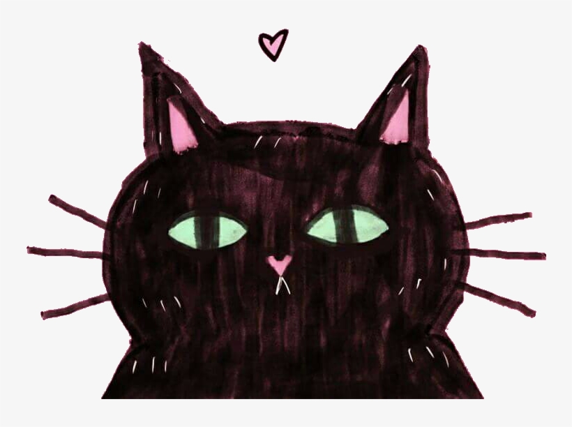 820x612 Cat Draw Tumblr Sticker Paola Png Cat Drawing Tumblr - Cat Drawing Tumblr