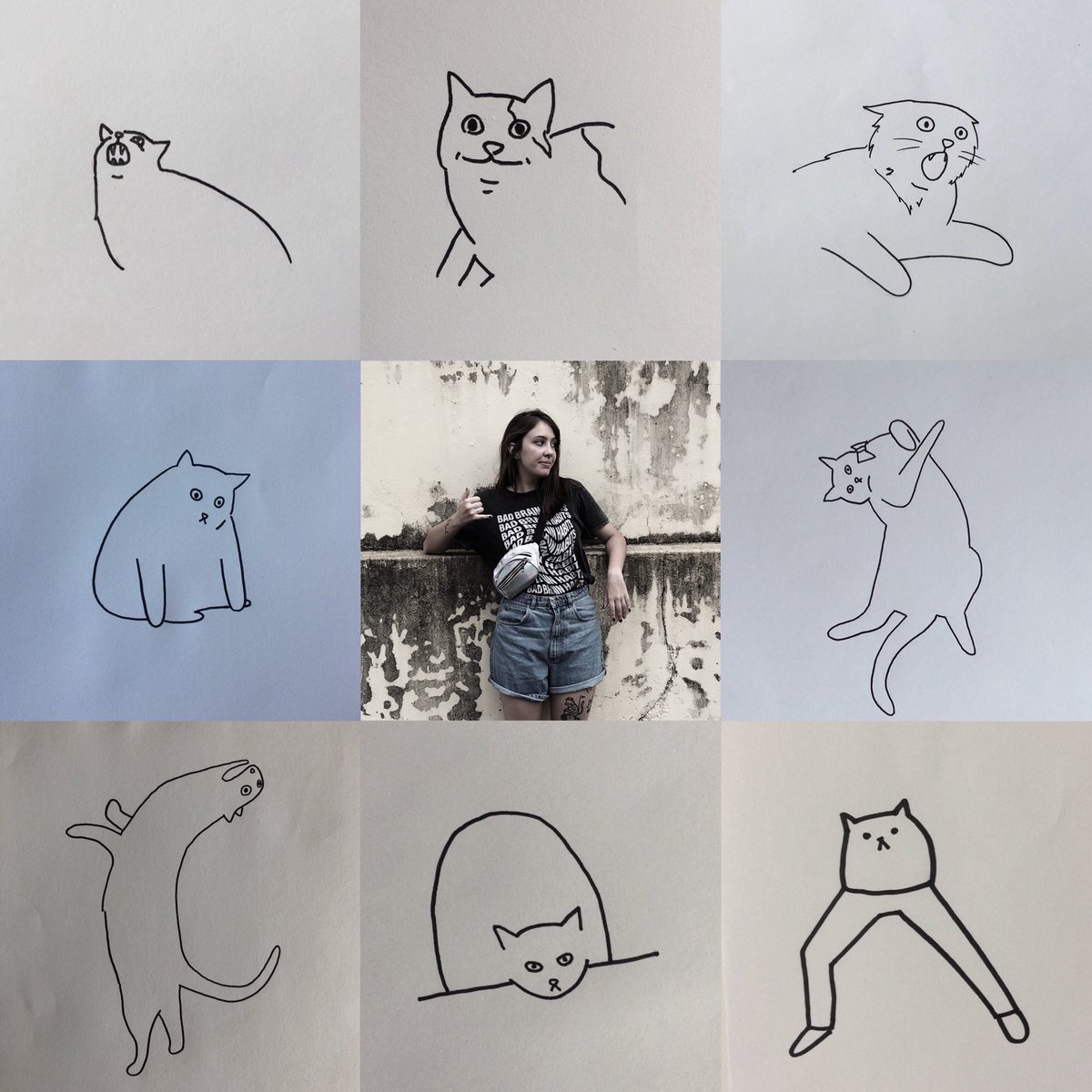 1200x1200 Poorly Drawn Cats - Cat Drawing Website
