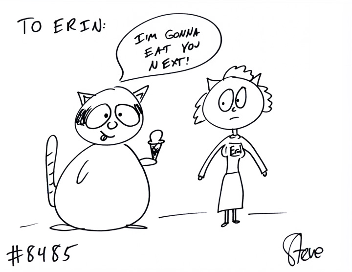 720x556 Cat - Cat Eating Drawing