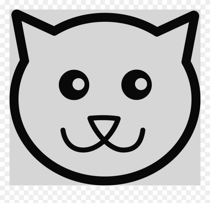 880x853 Cat Face Cartoon Drawing Clipart - Cat Face Drawing Cartoon