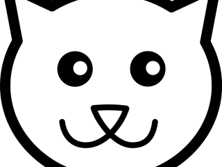 320x240 Cat Face Coloring Cat Face Drawing Cartoon - Cat Face Drawing Cartoon