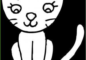 300x210 Easy Cat Face Drawings - Cat Face Drawing Cartoon