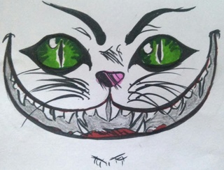 320x244 Thank You Followers I Appreciate Your Support And Hope U Also - Cat From Alice In Wonderland Drawing
