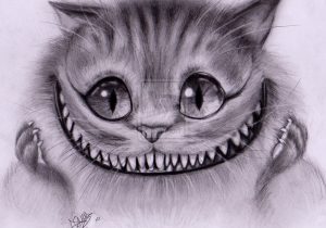 300x210 Cat From Alice In Wonderland Drawing Draw The Cheshire Cat - Cat From Alice In Wonderland Drawing