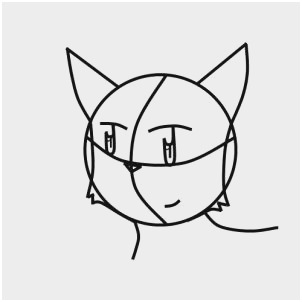 302x302 Cat Eye Drawing Tutorial Unique How To Draw A Cartoon Cat Head - Cat Head Drawing Tutorial