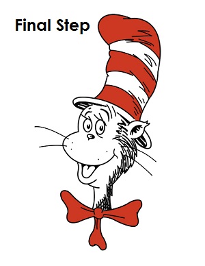 300x388 how to draw cat in the hat - Cat In The Hat Hat Drawing