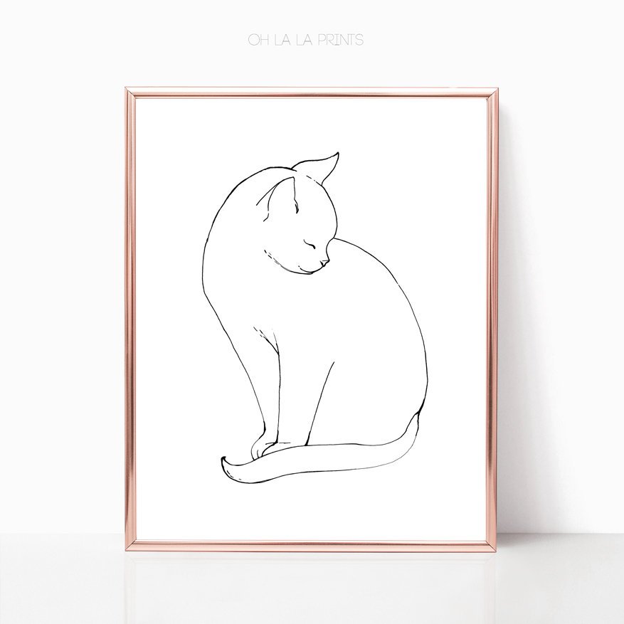 Munchkin Cat Lineart | Best Cat Wallpaper