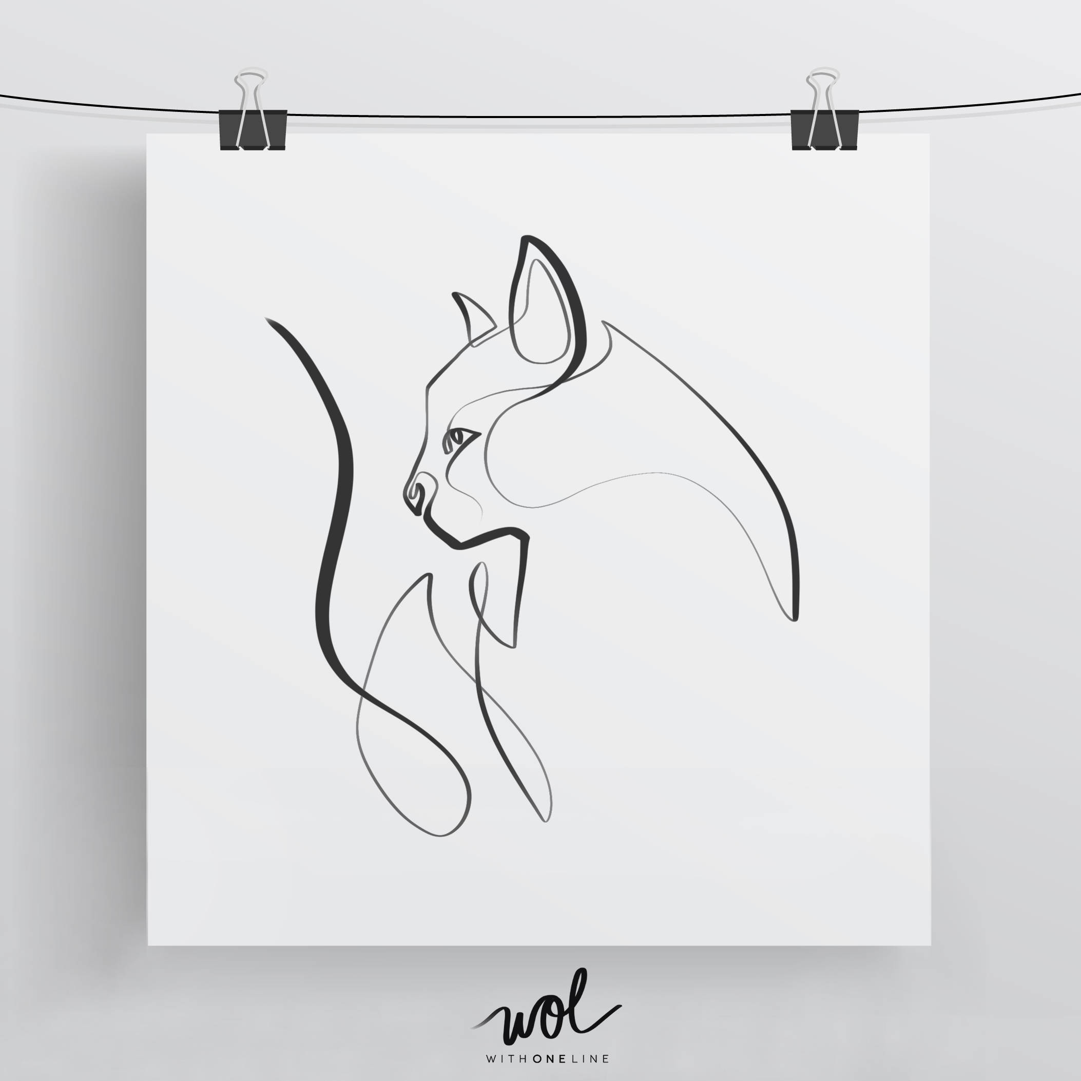 cat drawing