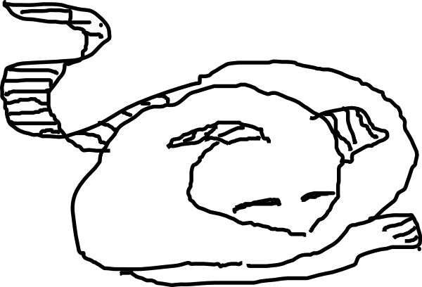 600x408 Cat Line Drawing Clip Art Clipart Collection - Cat Line Drawing Clip Art