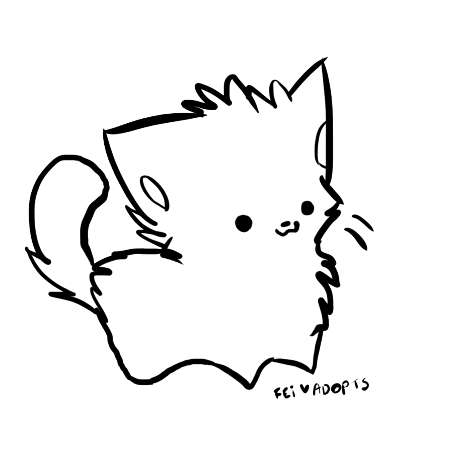 900x900 Cat Line Drawing Clipart Miniapps Definition - Cat Line Drawing Clip Art