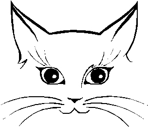304x260 Cat Easy Transparent Png Clipart Free Download - Cat Line Drawing Clip Art