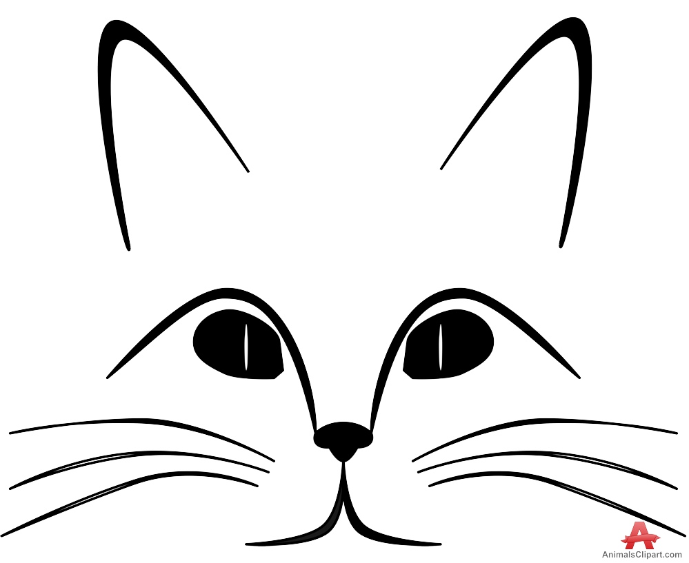 999x817 Cat Outline Clipart Free Collection - Cat Outline Drawing