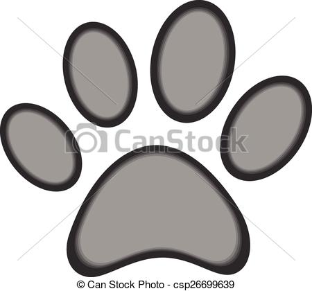 450x420 Huge Collection Of 'cat Paw Print Drawing' Download More Than - Cat Paw Print Drawing