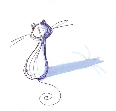 400x382 Cat Shadow Photo - Cat Shadow Drawing