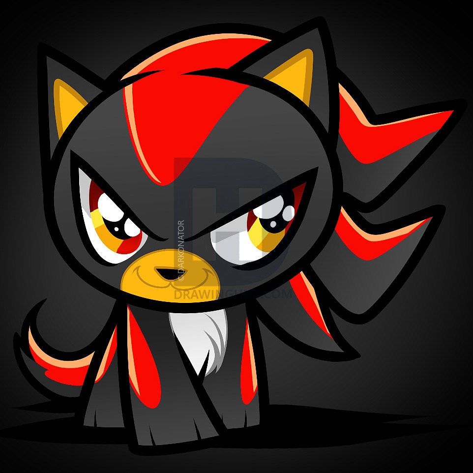 962x962 how to draw a shadow cat, shadow kitty, step - Cat Shadow Drawing