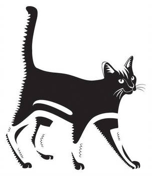 303x350 Shadeshadow Drawing - Cat Shadow Drawing