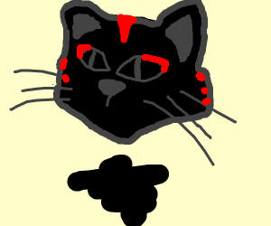 300x250 Shadow Cat Drawing - Cat Shadow Drawing