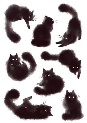283x400 Accueil - Cat Shadow Drawing