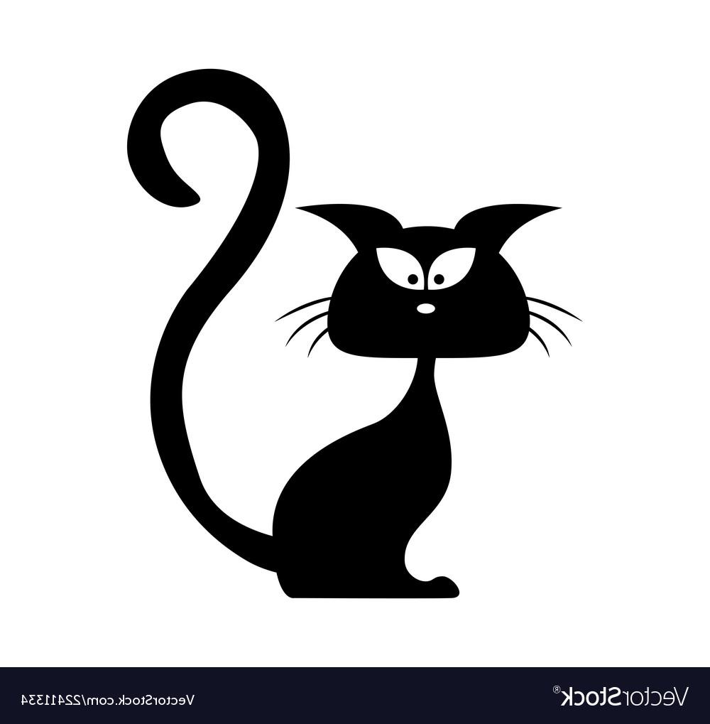 Cat Silhouette Drawing at PaintingValley.com | Explore collection of ...