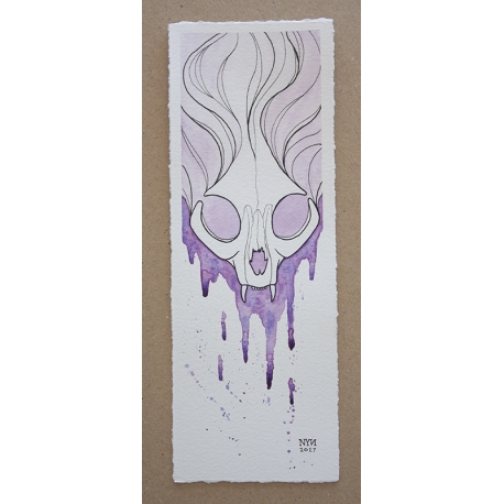 458x458 Cat Skull Pink - Cat Skull Drawing