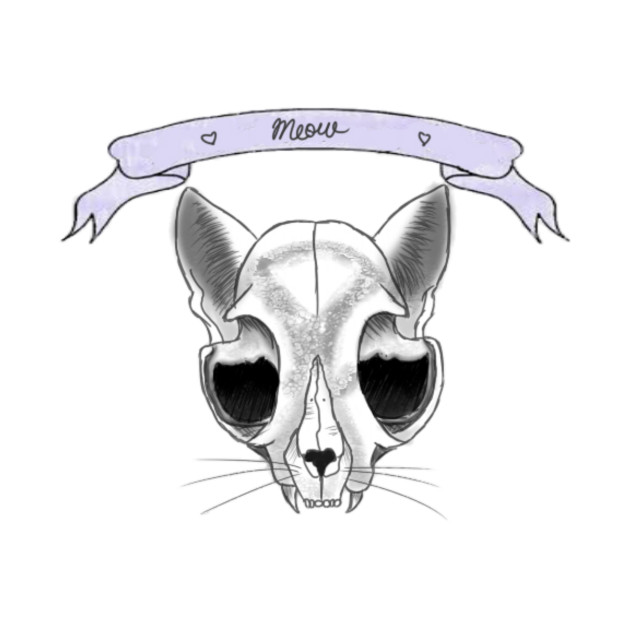 630x630 Cat Skull - Cat Skull Drawing