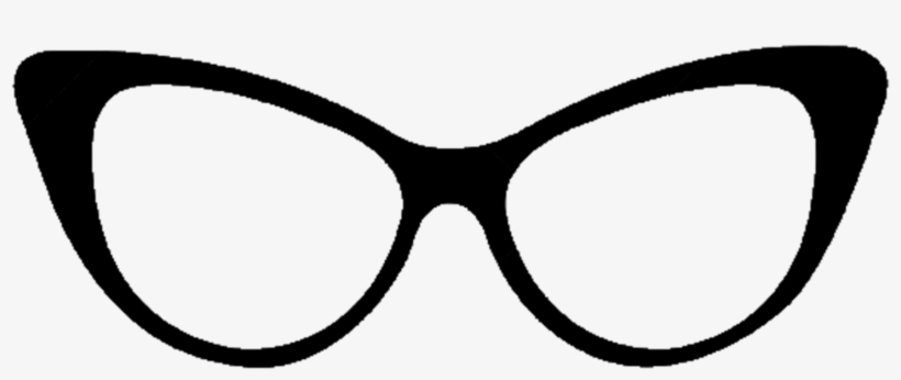 820x346 Collection Of Cat Eye Glasses Drawing - Cat With Glasses Drawing