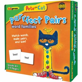 350x350 pete the cat purrfect pairs word families game - Cat Word Drawing