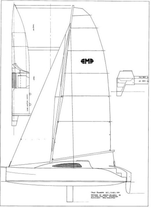 catamaran boat diagram