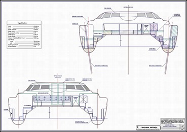 catamaran drawing