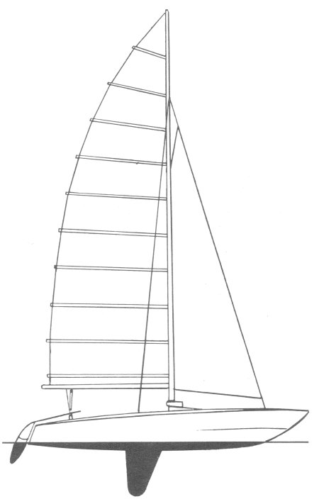 450x711  - Catamaran Drawing