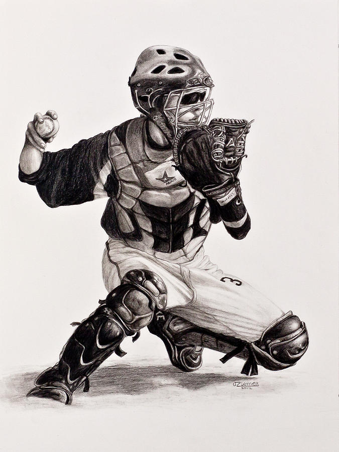 675x900 the catcher drawing - Catcher Drawing