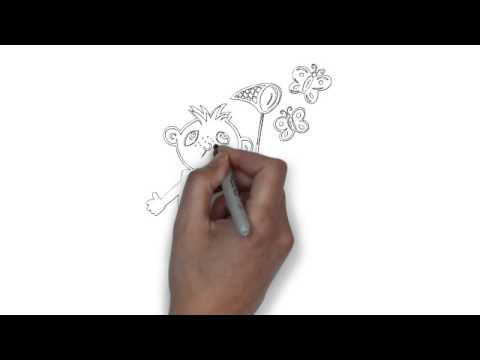 480x360 How To Draw Boy Catching Butterflies - Catching Drawing