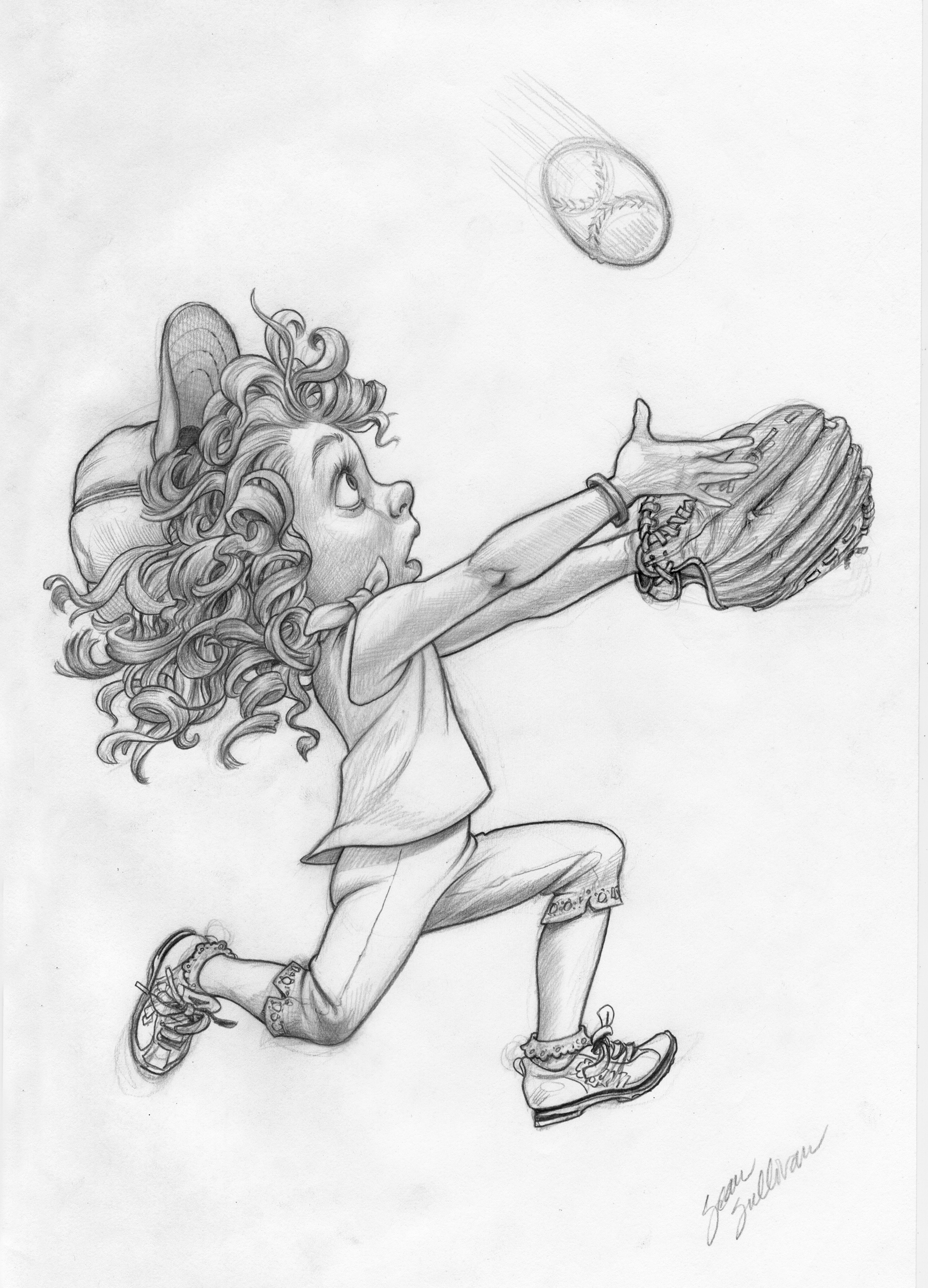 1729x2400 K Sean Sullivan Art Blog Drawing Motion - Catching Drawing