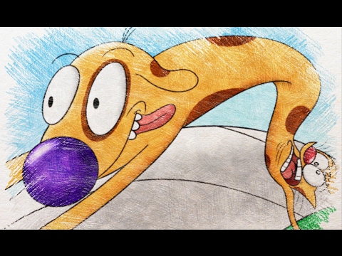 480x360 catdog nickelodeon cartoon characters color pencil drawing - Catdog Drawing