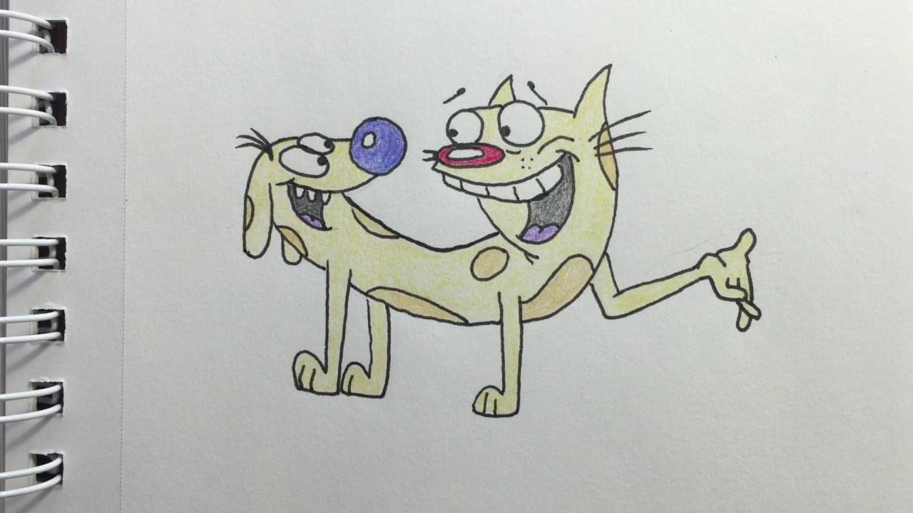 1280x720  - Catdog Drawing