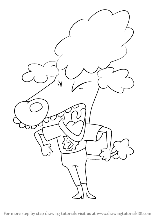 598x844 Learn How To Draw Shriek Dubois From Catdog - Catdog Drawing