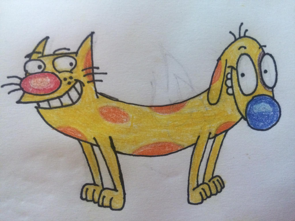 1024x768 Catdog - Catdog Drawing