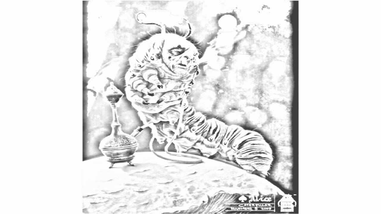 1280x720 auto draw alice in wonderland blue caterpillar - Caterpillar Alice In Wonderland Drawing