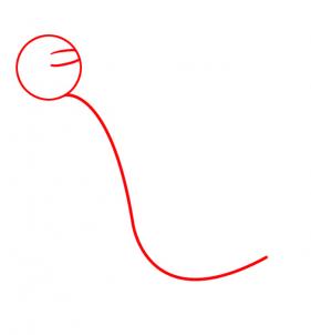 281x302 How To Draw Caterpillar, Alice In Wonderland, Step - Caterpillar Alice In Wonderland Drawing