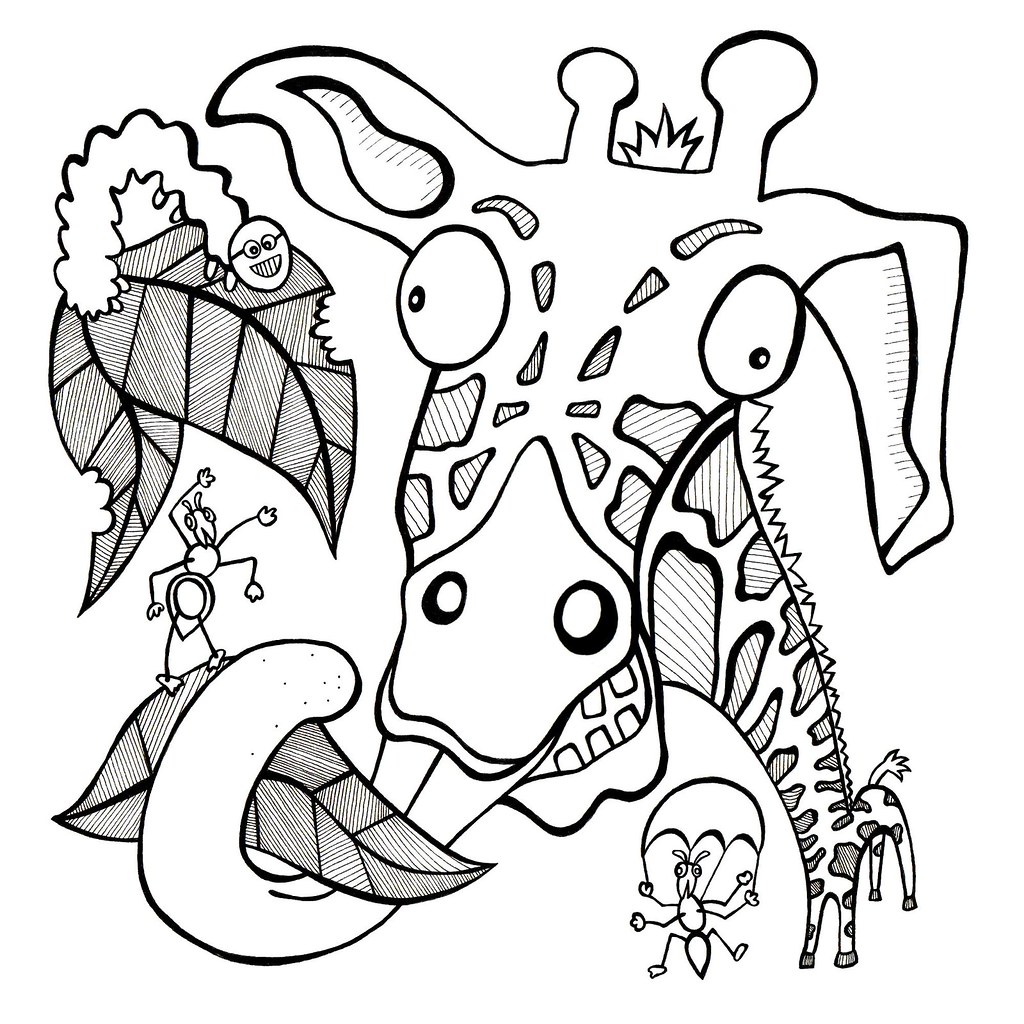 1024x1024 marty, elvis, rita and sue', giraffe, caterpillar - Caterpillar Cartoon Drawing