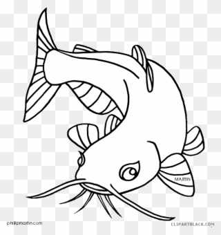 320x340  - Catfish Drawing Images