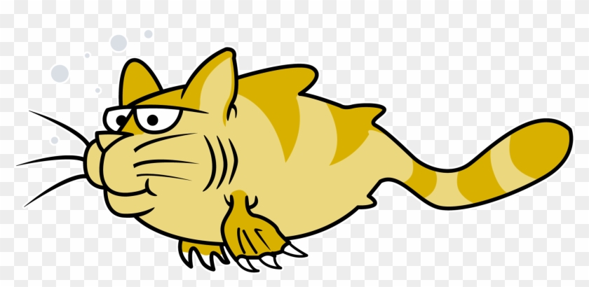 840x410 Cartoon Catfish Drawing Clip Art - Catfish Line Drawing
