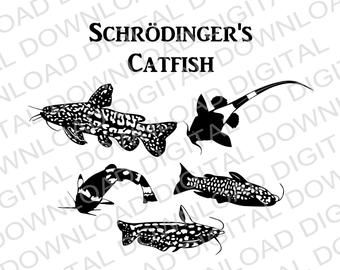 340x270 Hypancistrus Pleco Catfish Line Drawing Dsx Etsy - Catfish Line Drawing